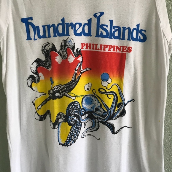 Vintage Hundred Island Philippines Muscle Tee - Picture 2 of 5